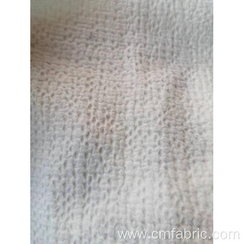 cotton woven crepe textured fabric